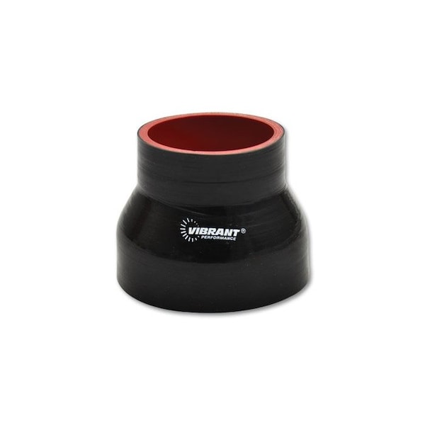 Vibrant Performance 4 PLY REDUCER COUPLING, 3IN X 3.5IN X 3IN LONG -BLACK 2774 - main